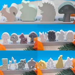 Herbst Steckerchen in Pastell – Handgemachte Deko zum Sammeln & Kombinieren