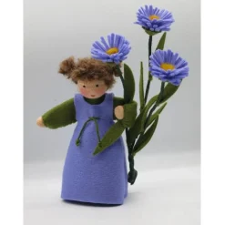 Herbstaster - Blumenkind - Jahreszeitentisch - Waldorf Art - Art.Nr. HE20
