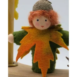 Herbstblatt - Stecker - Jahreszeitentisch - Geburtstagsring - Stecker - Herbst - Geburtstag - Art.Nr. HE12