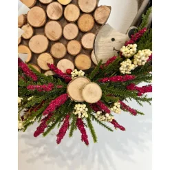 Herbstdeko Herbstkranz Igel