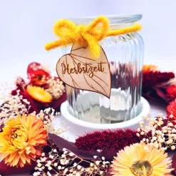 Herbstdeko Kranz | Tischkranz Deko | Kranz aus Trockenblumen | herbstliche Dekoration | herbstlicher Tischkranz mit Wind