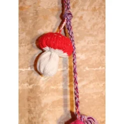 Herbstdeko KUGELHEXEN– Handgemachte Hexen aus Kunststoffkugeln für Deine Halloweenparty Fliegenpilz