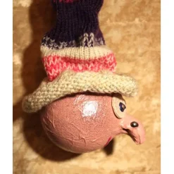 Herbstdeko KUGELHEXEN– Handgemachte Hexen aus Kunststoffkugeln für Deine Halloweenparty Fliegenpilz