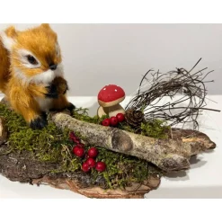 Herbstgesteck Herbstdeko Herbst Eichhörnchen