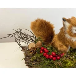 Herbstgesteck Herbstdeko Herbst Eichhörnchen