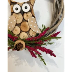 Herbstkranz Herbstdeko Eule
