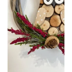 Herbstkranz Herbstdeko Eule