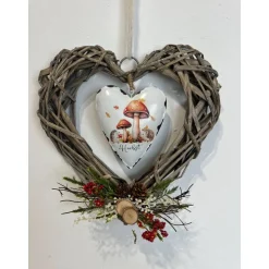 Herbstkranz Herbstdeko Pilz