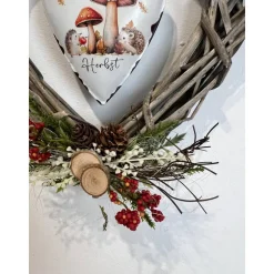 Herbstkranz Herbstdeko Pilz