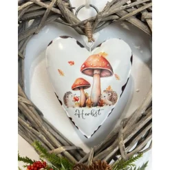 Herbstkranz Herbstdeko Pilz