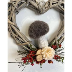 Herbstkranz Herbstdeko Pilz