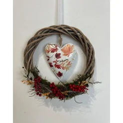 Herbstkranz Herbstdeko Pilz