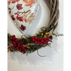 Herbstkranz Herbstdeko Pilz