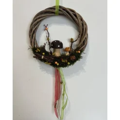 Herbstkranz Herbstdeko Pilze