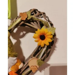 Herbstkranz Türkranz Türschmuck Kranz Herbst Türdeko Wichtel