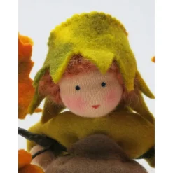 Herbstlicher Ahorn - Blumenkind - Jahreszeitentisch - Waldorf Art - bunter Ahorn -Herbst Dekoration - Art.Nr. HE15