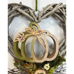 Herbstlicher Kranz Herbstkranz Herbstdeko Türkranz Türschmuck Türdeko Wohndeko Kürbis