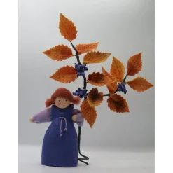 Herbstlicher Liebesperlenstrauch - Blumenkind - Jahreszeitentisch - Waldorf Art -Herbst Dekoration - Art.Nr. HE10