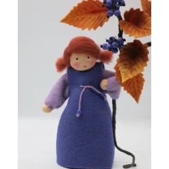 Herbstlicher Liebesperlenstrauch - Blumenkind - Jahreszeitentisch - Waldorf Art -Herbst Dekoration - Art.Nr. HE10