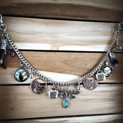 Herren-Charivari , Trachtenschmuck, 1- reihig, Bertl