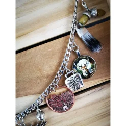 Herren-Charivari , Trachtenschmuck, 1- reihig, Bertl