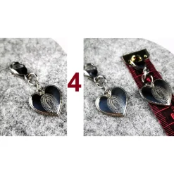 Herren-Charivari aus Edelstahl, Trachtenschmuck, 1- reihig, Peter