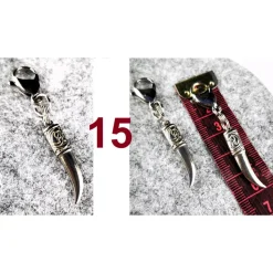 Herren-Charivari aus Edelstahl, Trachtenschmuck, 2- reihig, Hias