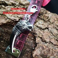 Herren-Charivari aus Edelstahl, Trachtenschmuck, 1- reihig, Wappen