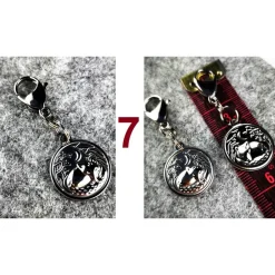 Herren-Charivari aus Edelstahl, Trachtenschmuck, 1- reihig, Max