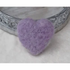 HERZ * FILZHERZ * 100 % WOLLE * HANDGEARBEITET * LILA/ROSA/GRÜN * Produkt #565909