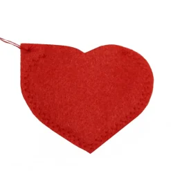 Herz Geschenkanhänger aus Filz – Geldgeschenk Weihnachten, Set Rot