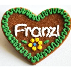 Herz Markierung Maßkrug mit Namen 6er SET - Maßkrugmarkierung Bierglasmarkierung Filzherz Bierglas Bierkrugmarkierung