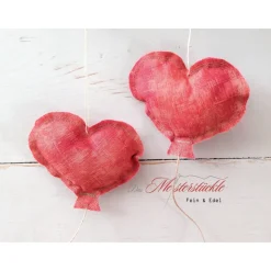 Herzballon Dekoballons rot personalisierbar handgemacht
