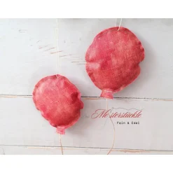 Herzballon Dekoballons rot personalisierbar handgemacht