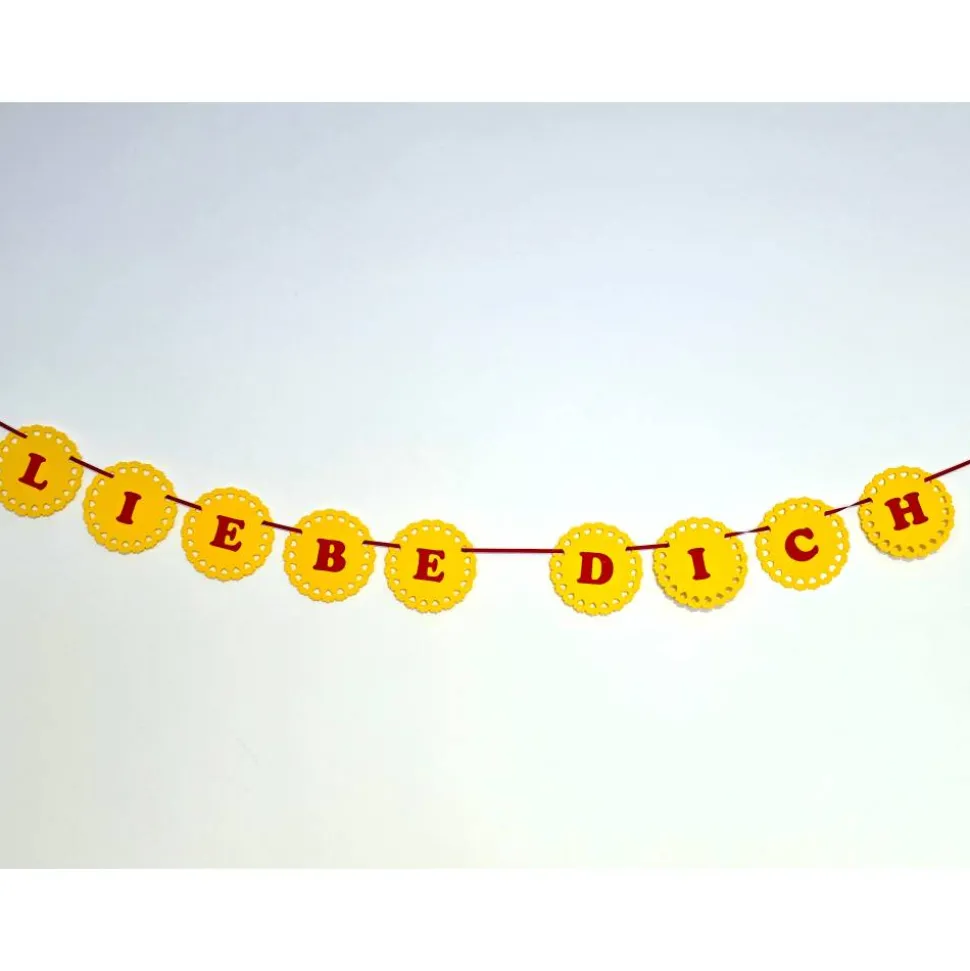 Herzen Valentinstag/ Ich liebe Dich Girlande