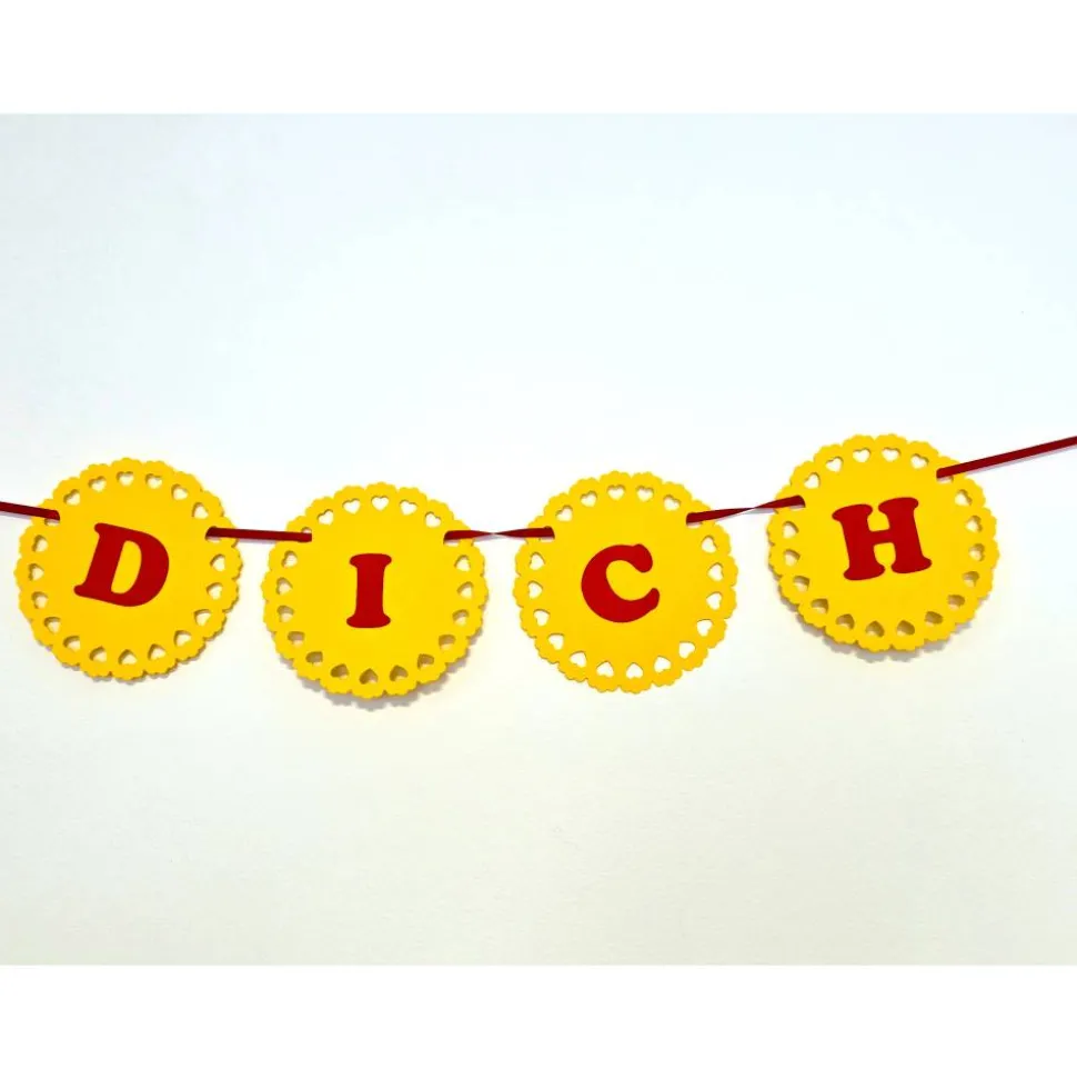 Herzen Valentinstag/ Ich liebe Dich Girlande