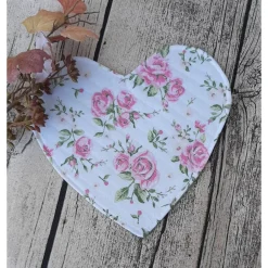 Herz-Tassenuntersetzer für Muttertag ~ Mug Rug ~ Untersetzter ~ Tisch Deckchen ~ Deko