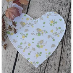 Herz-Tassenuntersetzer für Muttertag ~ Mug Rug ~ Untersetzter ~ Tisch Deckchen ~ Deko