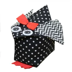 Hühner Deko Happy Easter Trio Stoffhühner Osterdeko Schwarz Weiß