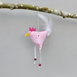 Hühner, Osterdeko, 2 St. Stoffhühner