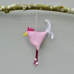 Hühner, Osterdeko, 2 St. Stoffhühner