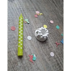 Hip Hip Hurra / Minigugelhupf / Geburtstagskerze / Geschenkverpackung