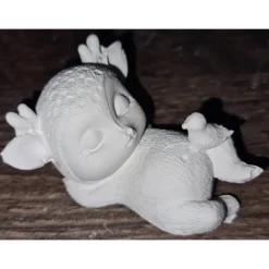 Hirsch Reh Fawn Figuren klein und groß in weiß - Pastelltöne möglich