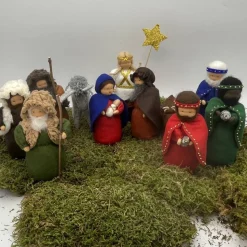 Hirten - klein - Jahreszeitentisch - Krippenfiguren  - Winter - Weihnachten