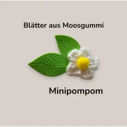 Häkelblüten & Marienkäfer Streudeko Set – Handgemachte Frühlingsdeko, 12-tlg., Blumen, Biene, Ostern