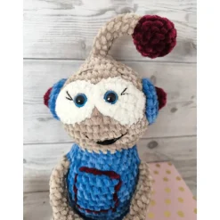 Häkel-Roboter „Flipp“ . Größe: ca. 36 сm