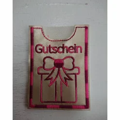 Hülle für einen Gutschein