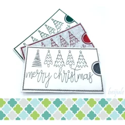 Hülle für Schokolade Merry Christmas