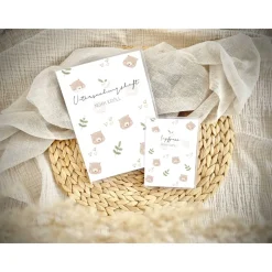 Hülle Uheft & Impfpass personalisierbar Bärchen Junge