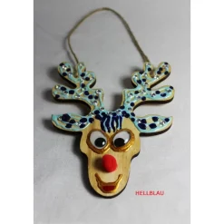 Hängedeko RENTIER Nikolausgeschenk Türdeko Deko Weihnachtsgeschenk Adventskalenderfüllung Rentier Elch Hirsch Holzdeko